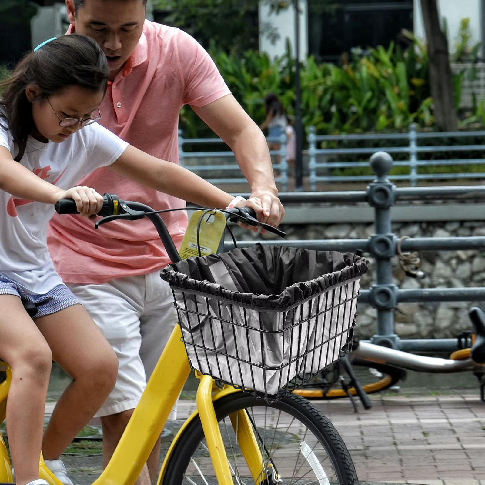 Housse de protection imperméable pour panier avant de vélo, doublure anti-poussière, pare-soleil, accessoires de cyclisme en plein air, nouveauté