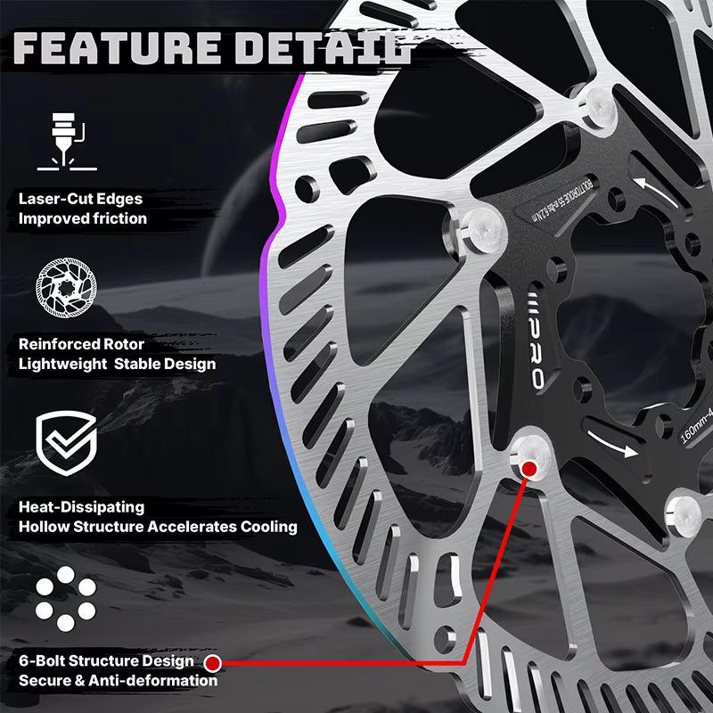 IIIPRO vélo Rotor 140/160/180/203MM