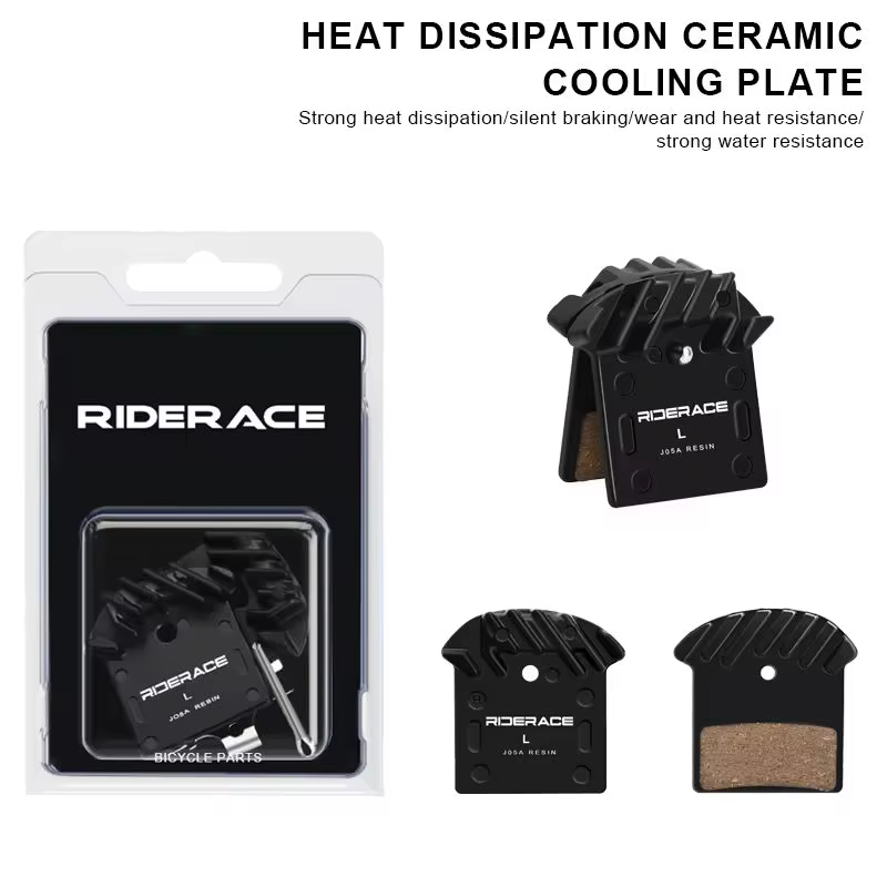 RIDERACE VTT céramique de refroidissement pour Shimano J04C J02A XT deore SLX XTR M7100 M9100 M9020 vélo J05A plaquettes de frein à disque