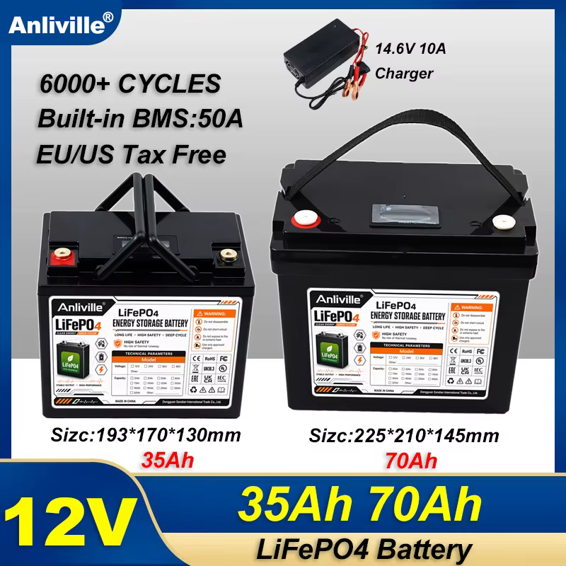 Batterie LiFePO4 12V 12