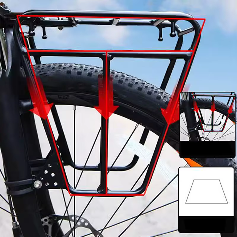 1 pièces support avant de vélo