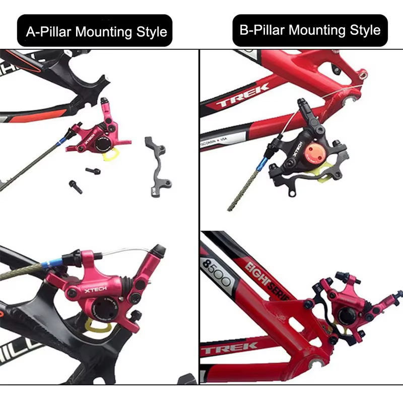 ZOOM HB-100 XTECH vtt Kit de frein à disque hydraulique pour montagne/vélo pliant électrique pinces avant arrière ​ Accessoires de vélo