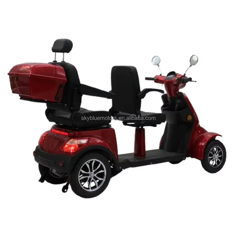 Scooter électrique à Double siège pour personnes âgées