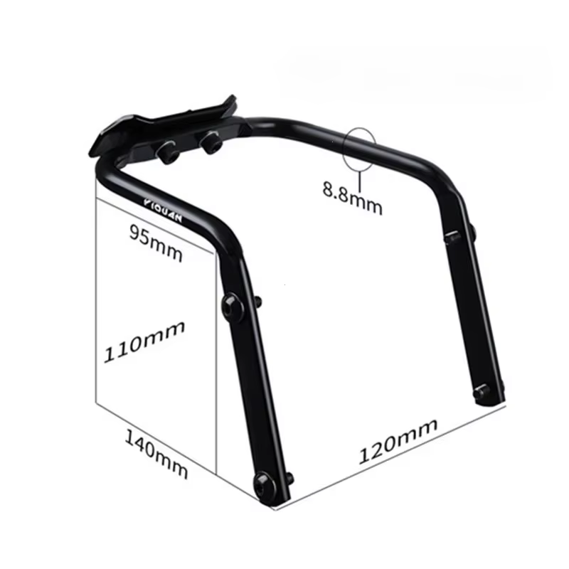 Support d'extension de selle de vélo en alliage d'aluminium