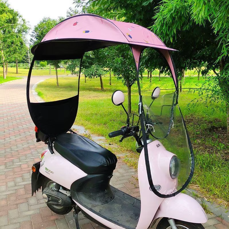 Auvent de protection contre la pluie et le soleil pour scooter