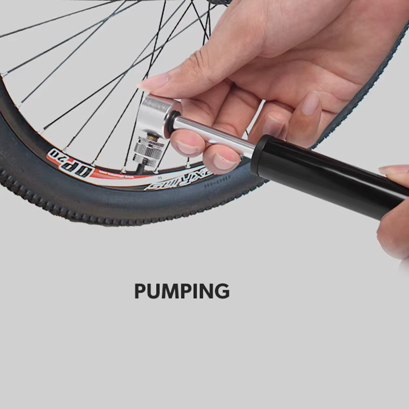 Mini pompe à vélo Portable en alliage d'aluminium