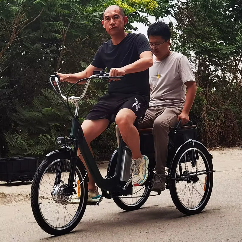 Tricycle électrique pour adultes de 24 pouces