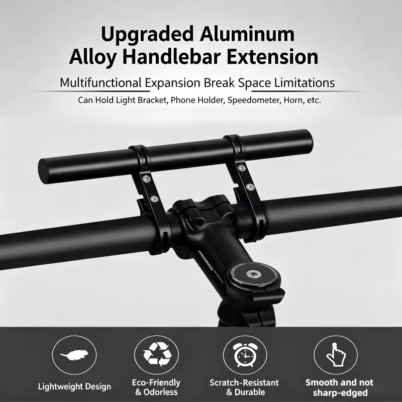 Support d'extension de guidon de vélo 20/30 cm