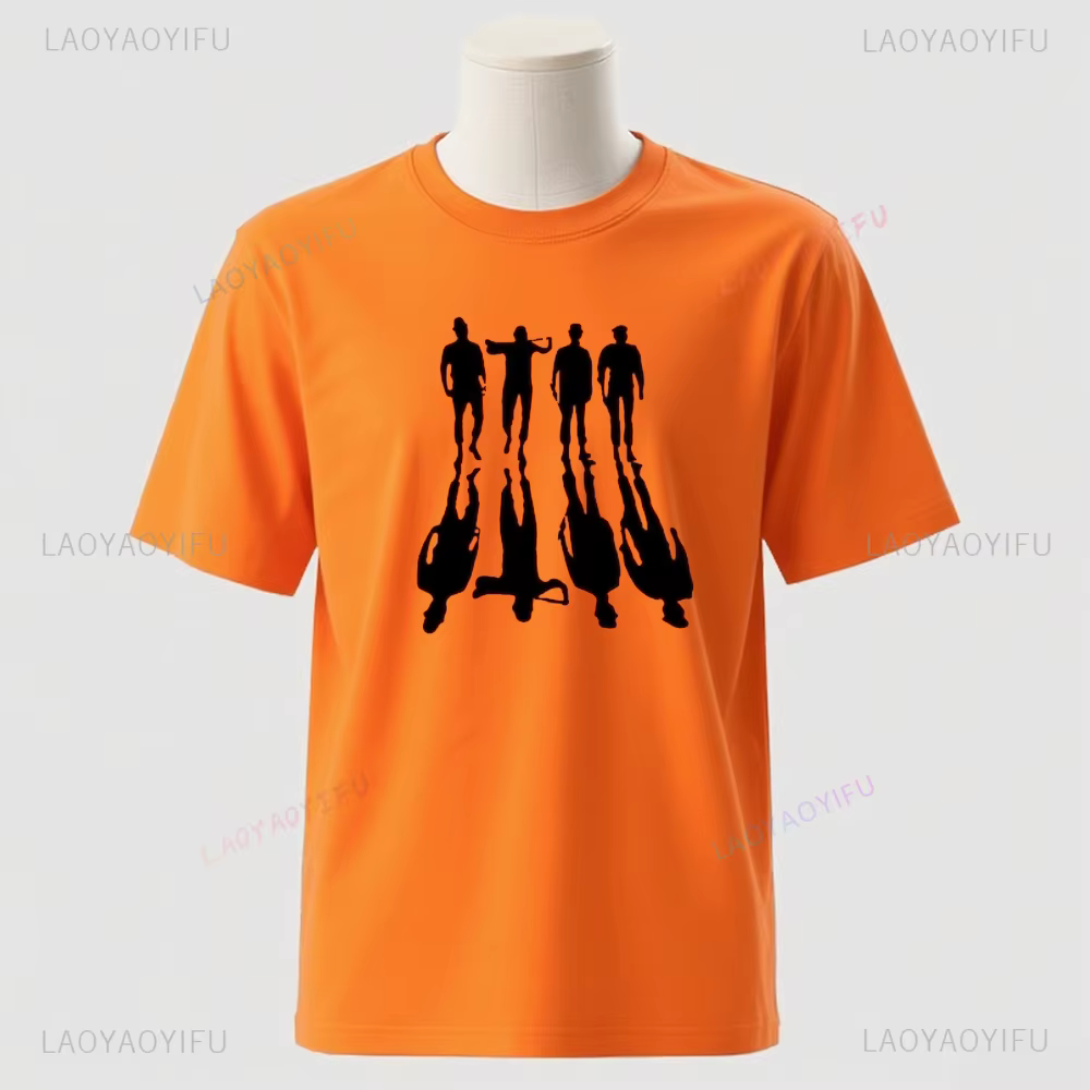Un horloge Orange 80s Vintage film T-Shirt femme homme mode décontracté classique col rond haute qualité coton graphique t dessus de chemise