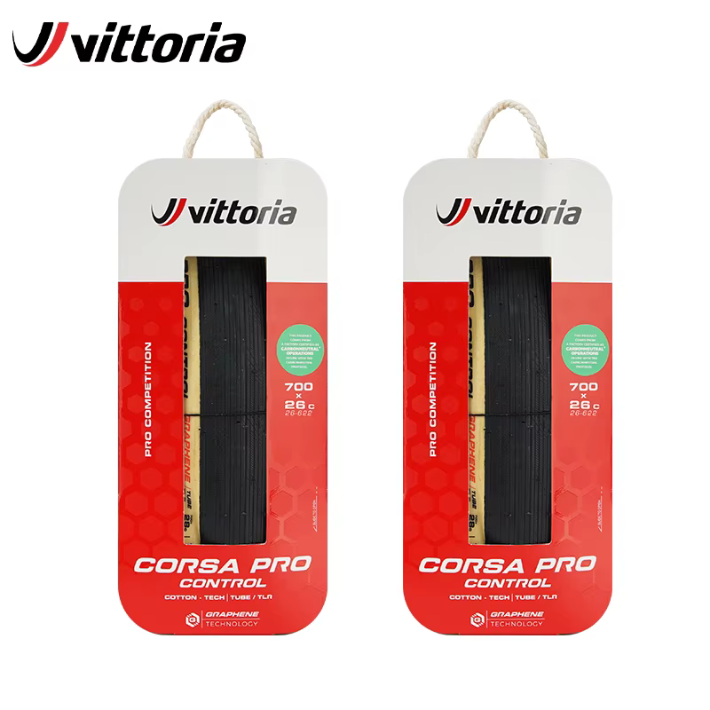 Vittoria Corsa Pro Control/Speed Road Pneu 700x26C/28C/29C/30C/32C Tubeless-Ready 320 TPI Formulation de course