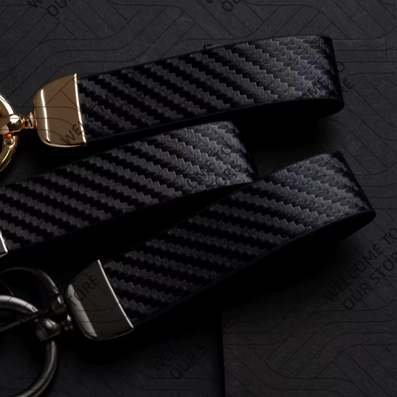 Porte-clés en cuir et Fiber de carbone pour voiture SPORTAGE GT LINE KIA, en alliage de Zinc, cadeau personnalisé avec accessoires, nouvelle mode