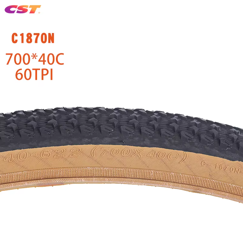 CST-Pneu de vélo de route 700C, 700 x 40C, C1870N, 40-622 60TPI, degré d'usure