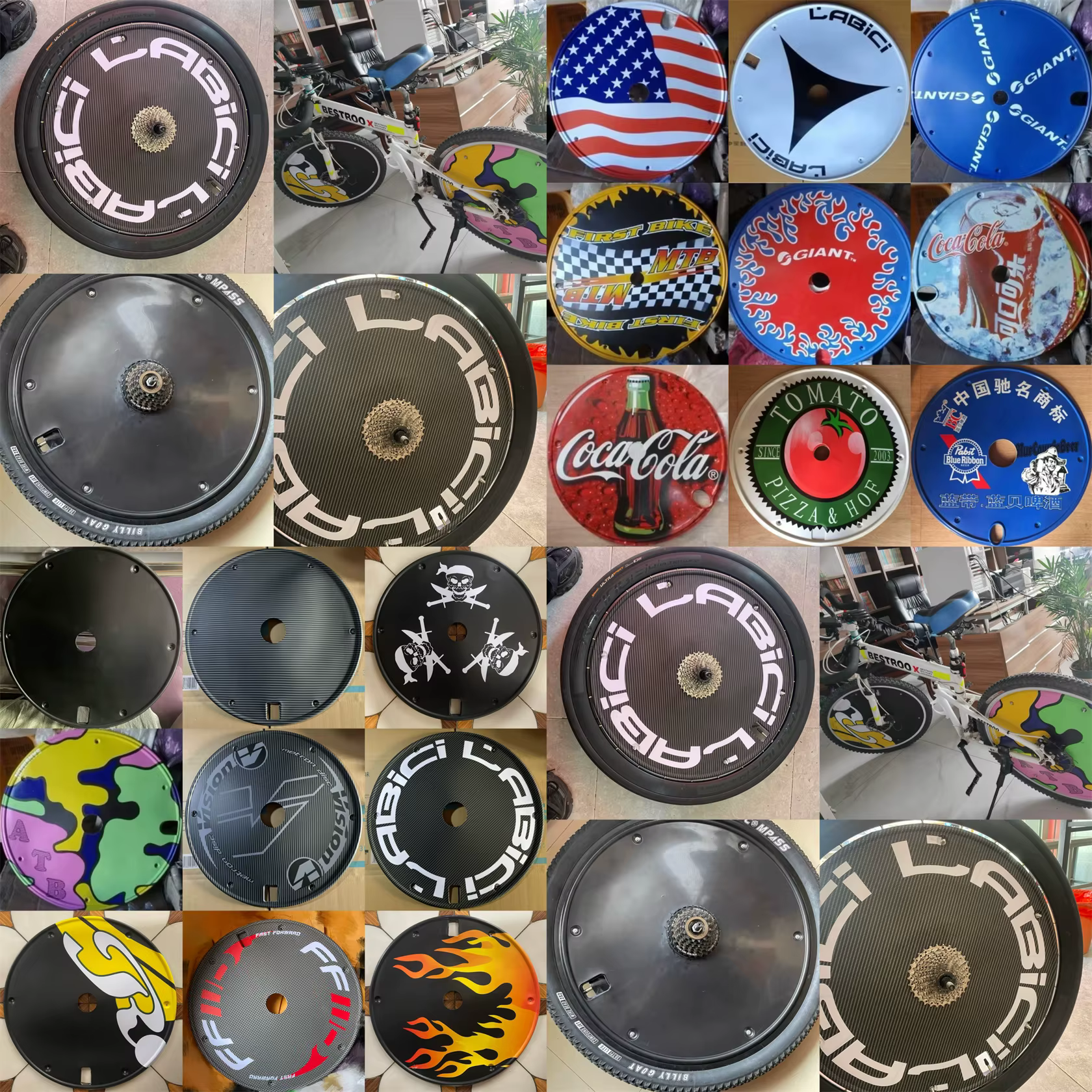 Housses de roue de vélo de montagne de 26 pouces/couvercle