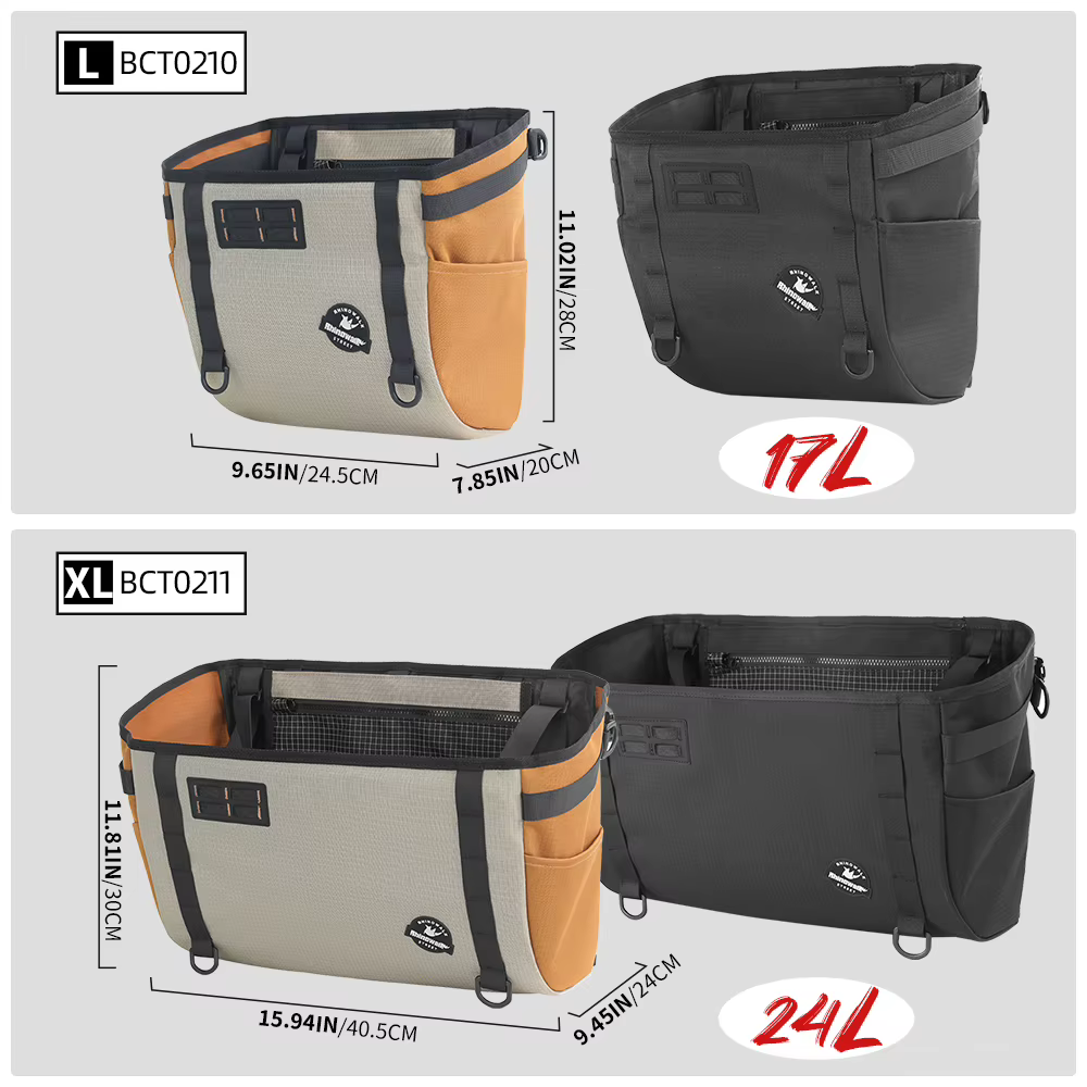 Sac de guidon de vélo Rhinowalk 17L/24L