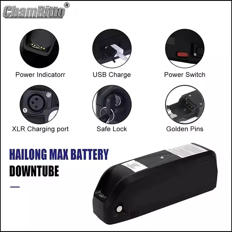 48v Hailong 36v 52v 60v 72v 24 30ah 40ah 50 60ah Batterie Velo Electrique Ebike Bateria 20ah cham-rider Akumulateur