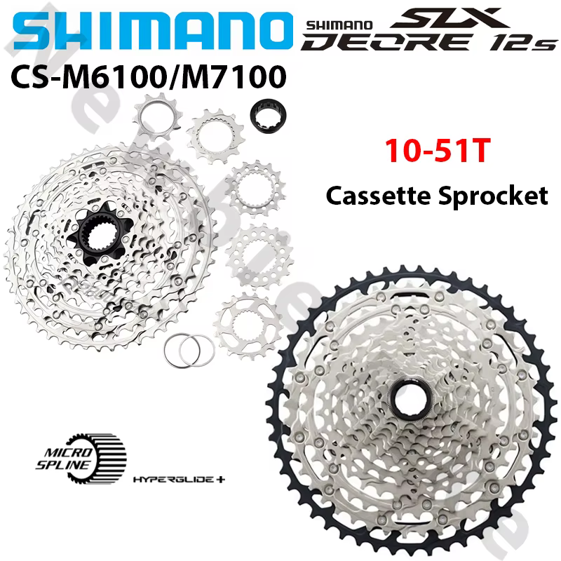SHIMANO Deore M6100 SLX M7100 volant d'inertie de vélo de montagne 12 vitesses 12V Variable 12