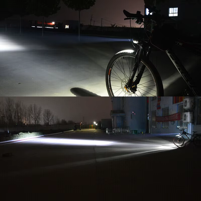Lampe frontale avant de vélo pour Dynamo HUB avec câble de feu arrière