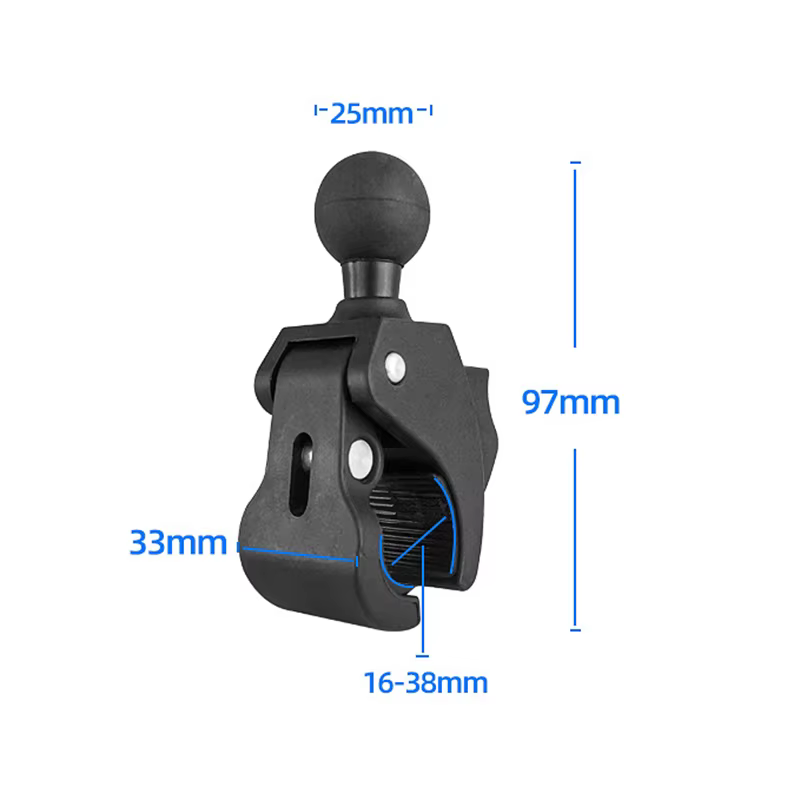 Support de fixation à rotule de 25 mm (1 pouce) pour guidon