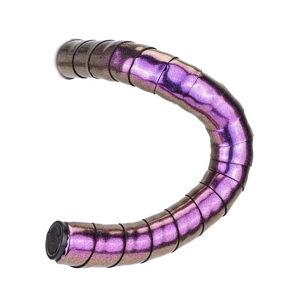 Bande de barre de vélo de route couleur caméléon, 2 pièces, EVA PU, bande de guidon de vélo, respirante, anti-transpiration, antidérapante, amortisseur de chocs, 2150mm
