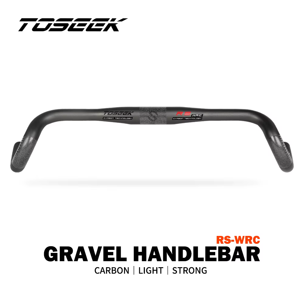 TOSEEK guidon de gravier en carbone barre de chute extérieure