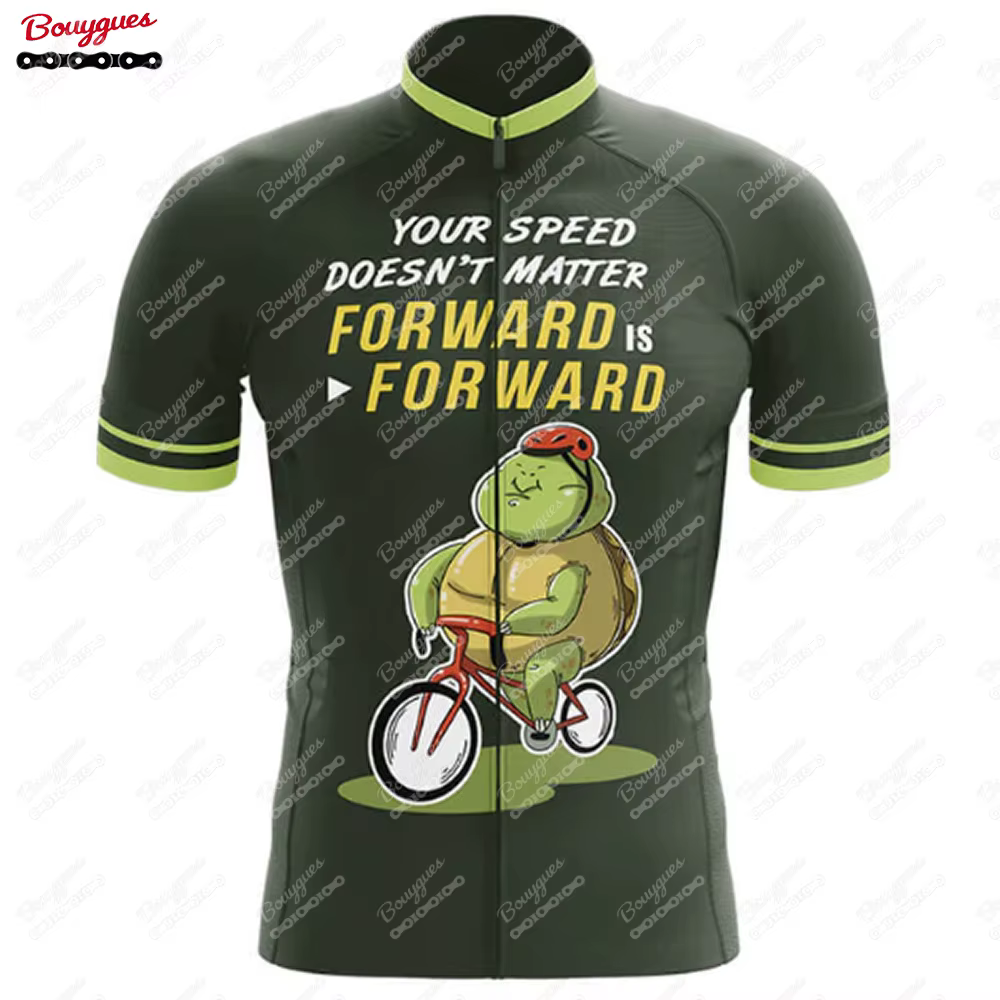 Maillot d'équipe de cyclisme à manches courtes pour hommes