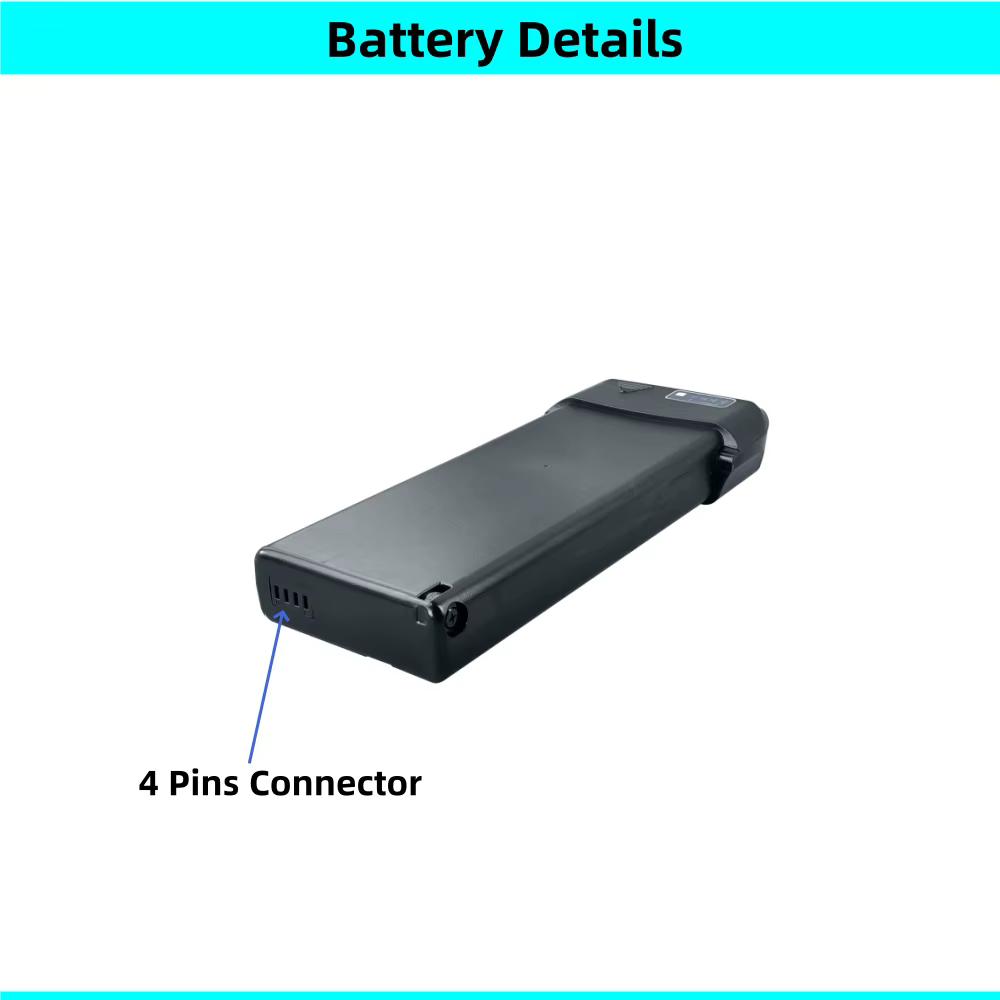 Batterie arrière T1 pour vélo de ville