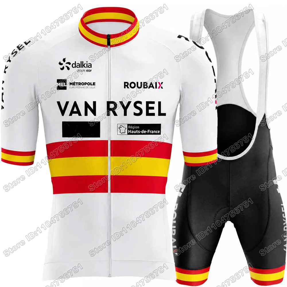 Maillot de Cyclisme Équipe Van-Rysel-Roubaix 2026 Espagne