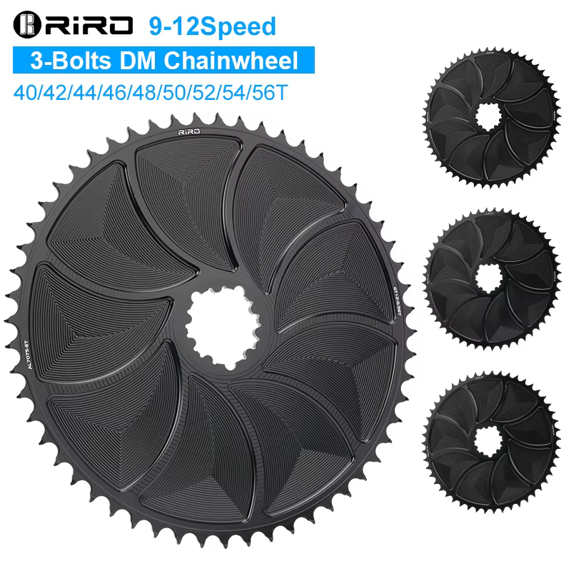 Plateau de pédalier RIRO 3 boulons pour vélo Scram GXP en alliage d'aluminium