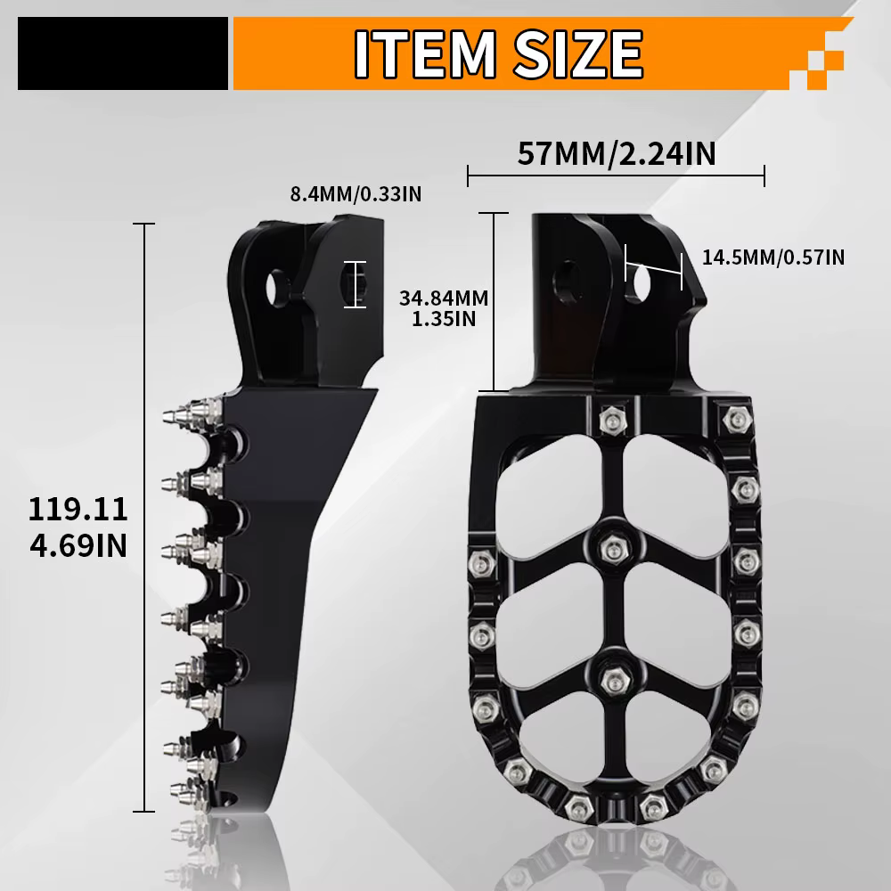 Repose-pieds pour moto électrique tout-terrain Surron Lightbee Talaria