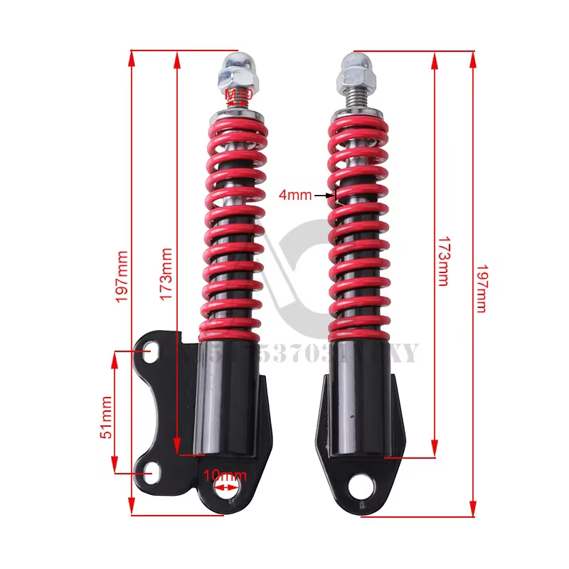 Amortisseur de suspension avant pour scooter électrique de 8 pouces