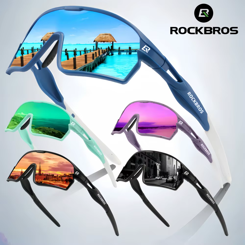 Lunettes de soleil photochromiques ROCKBROS pour hommes et femmes