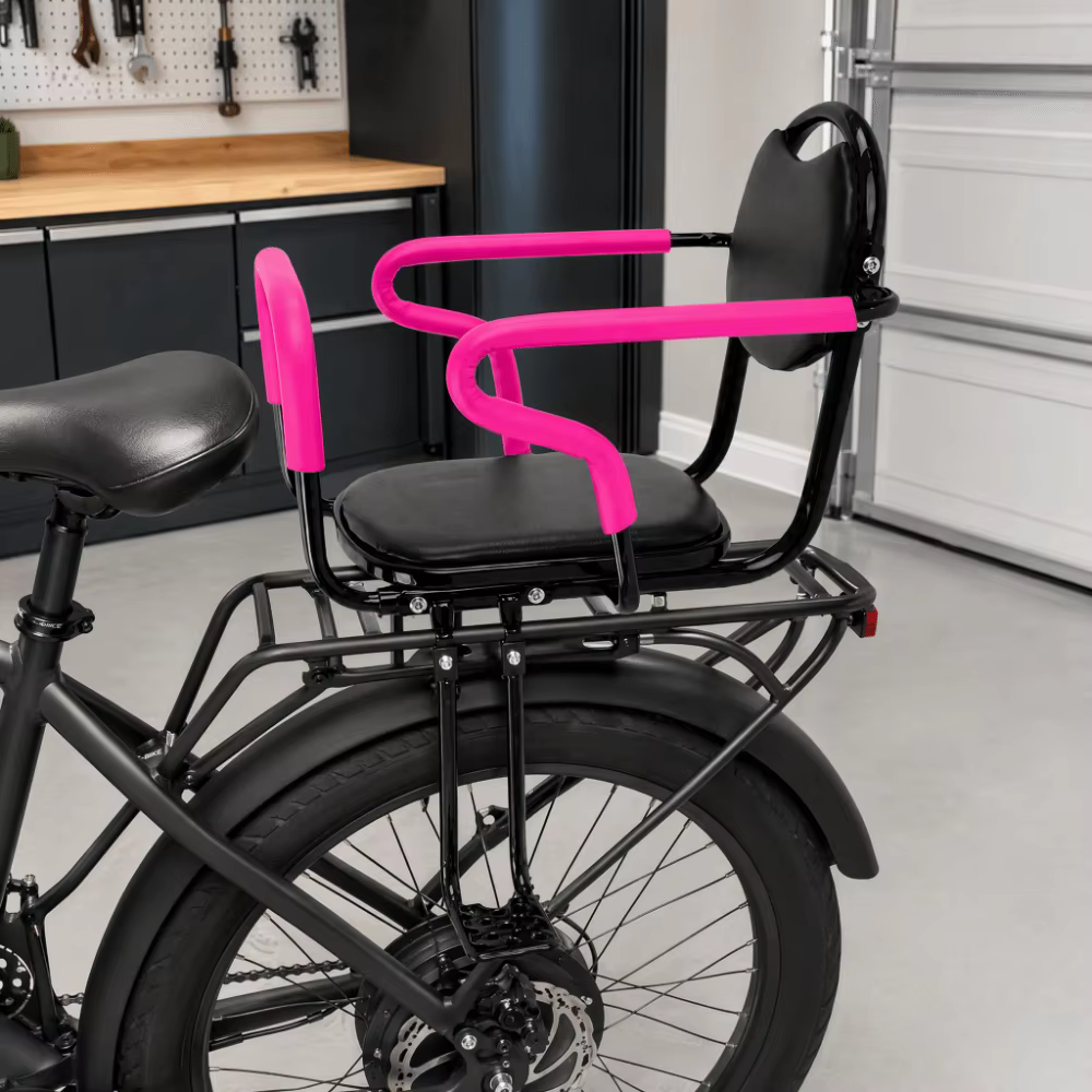 Siège de vélo pour enfant monté à l'arrière ‌ Accoudoir facile à installer ‌