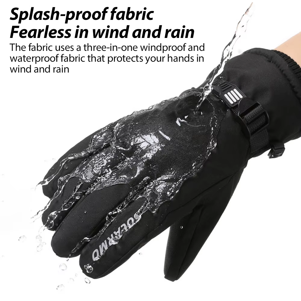 Gants de cyclisme imperméables pour hommes