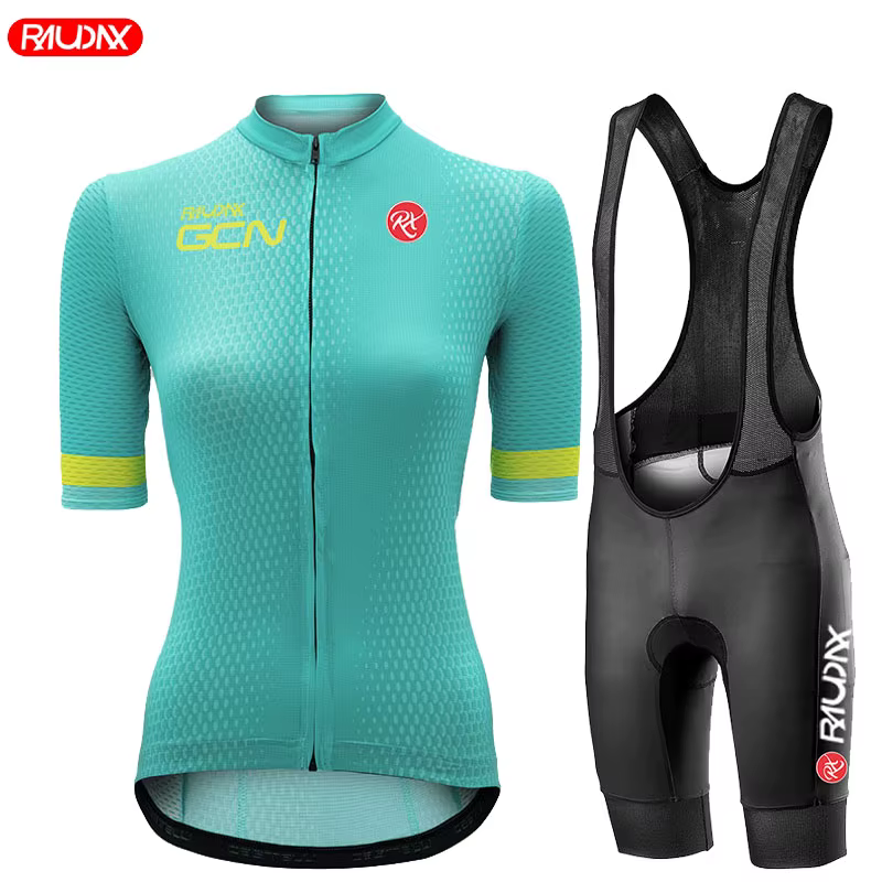 Vêtements de cyclisme pour femmes Raudax GCN équipe été ensembles