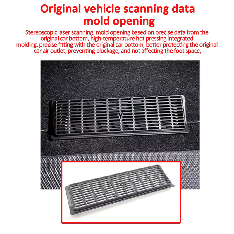 Couvercle de sortie d'air automatique pour Skoda Fabia, Mk2, 5J, MG, accessoires 2007-2014, 2011, 2012, protection d'évent de climatiseur, anti-poussière sous le siège