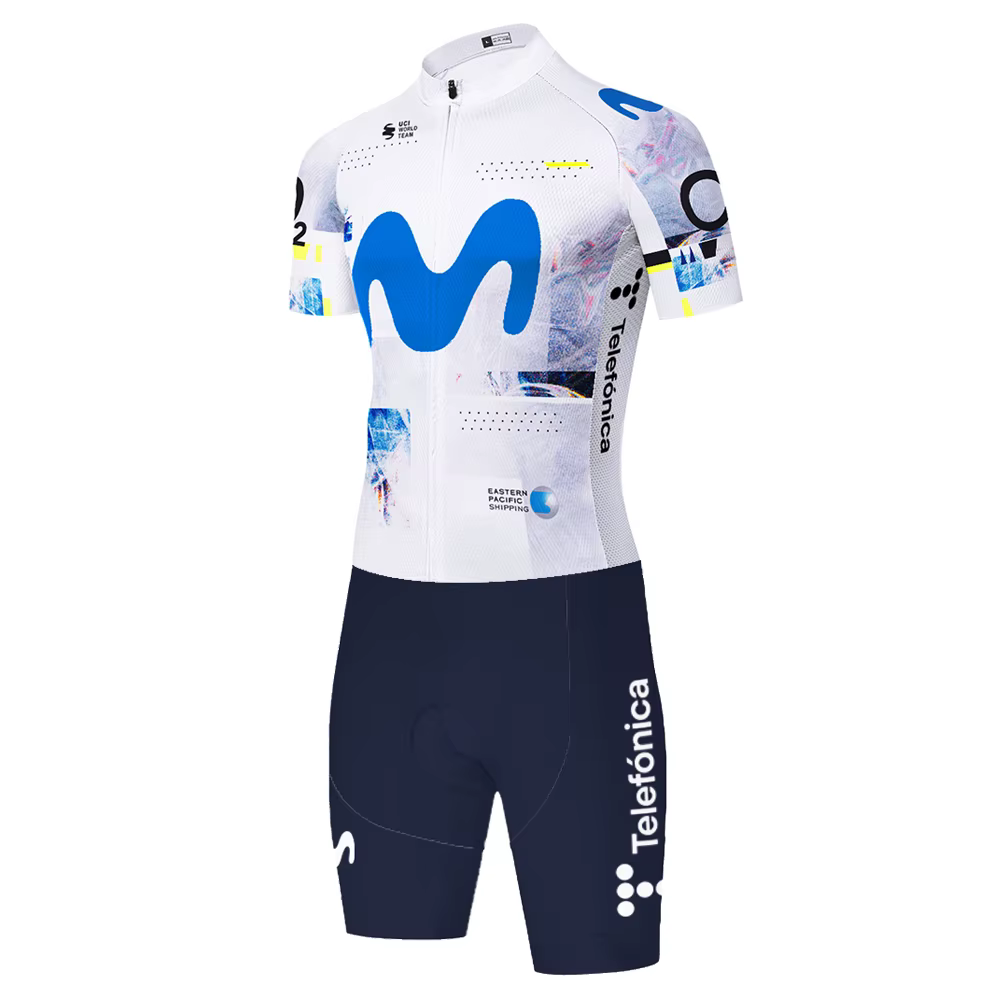 Combinaison de triathlon Movistar pour hommes