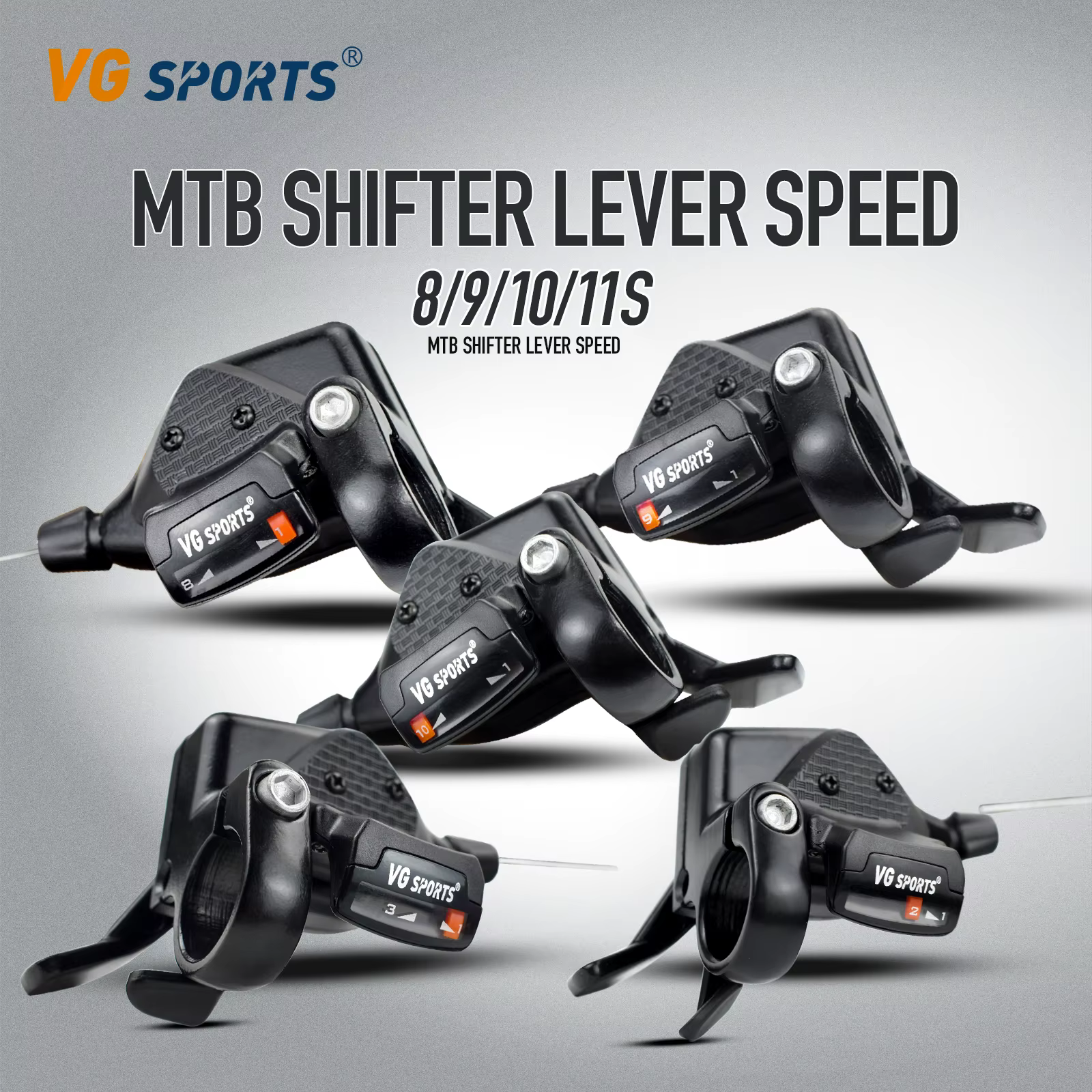 VG SPORTS manette de vitesse de vélo 8 9 10 11 vitesses leviers de frein