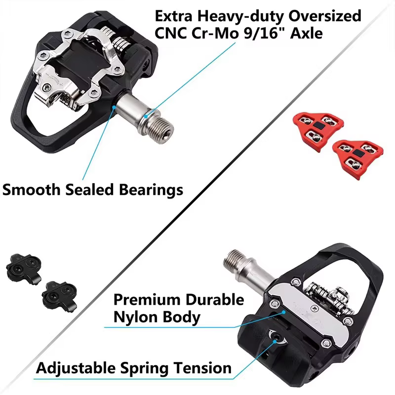 Pédale de vélo BUCKLOS à double fonction