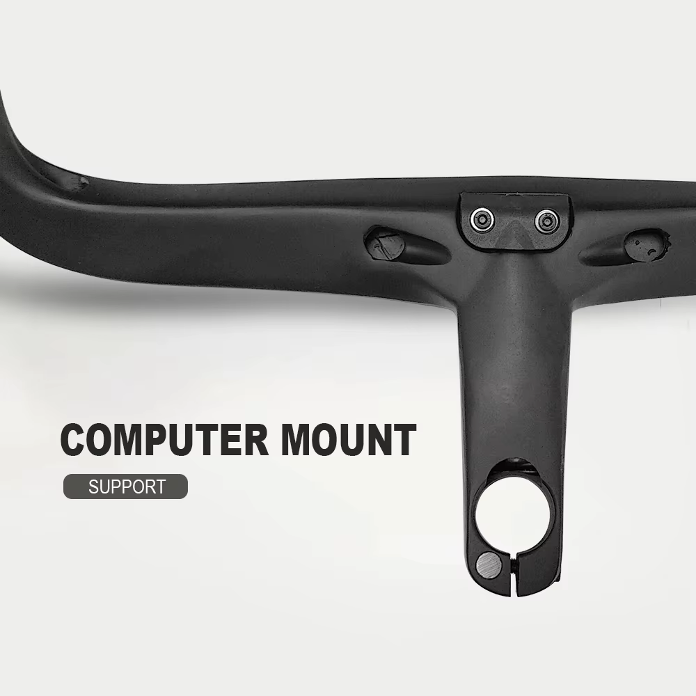 ALANERA – guidon intégré en carbone pour vélo de route