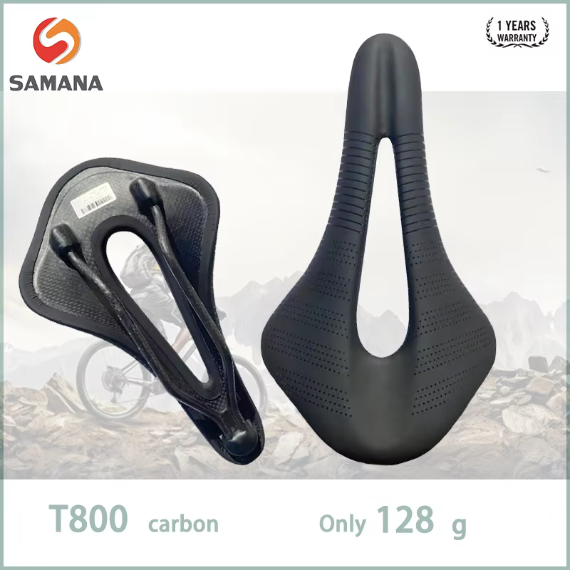 Selle de vélo Samana-noir douce et confortable