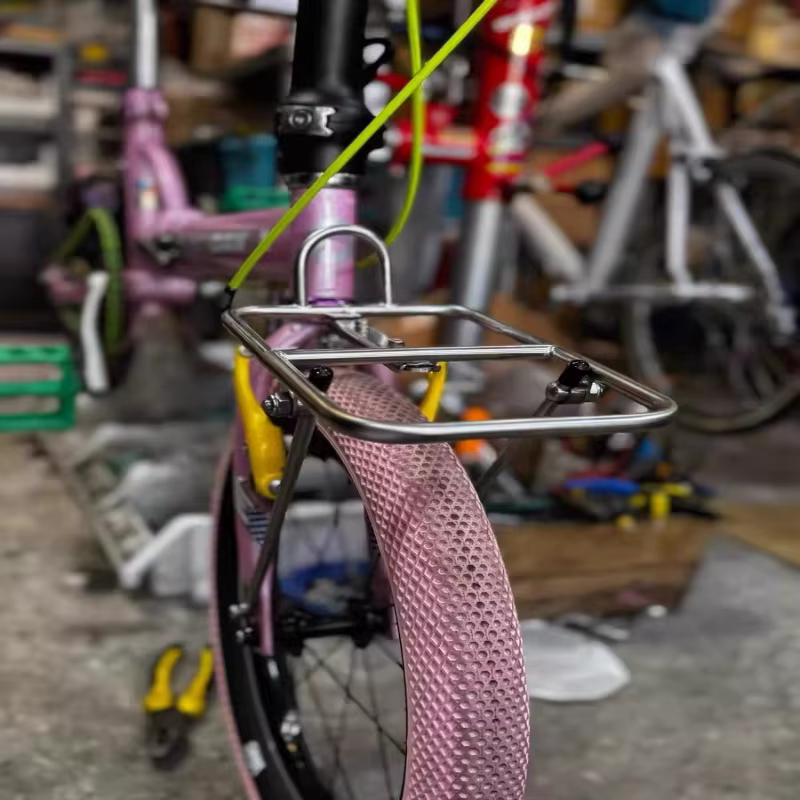 Porte-vélos en acier inoxydable
