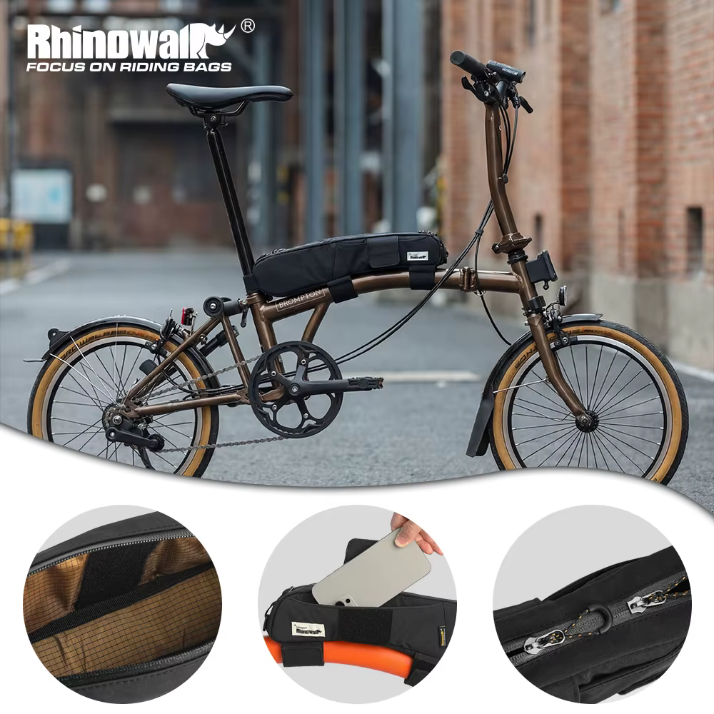 Sac de cadre de vélo Rhinowalk pour vélo pliant Brompton