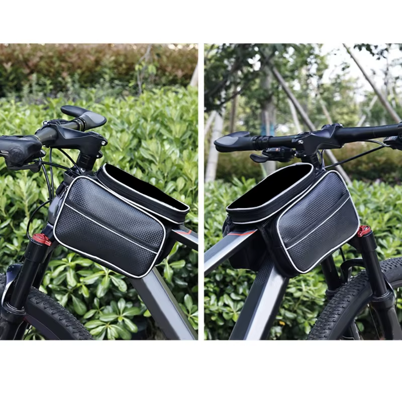 Pochette pour Tube supérieur vélo, sacoche support vélo avec écrans tactiles