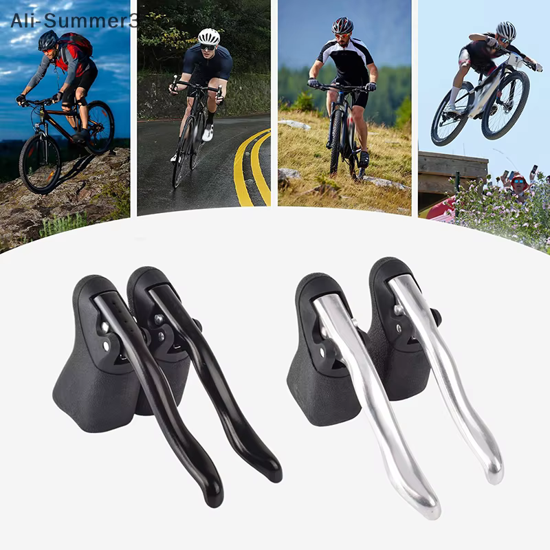 (YY) 1 paire 2025 nouvelle poignée de frein de vélo en alliage d'aluminium leviers de guidon