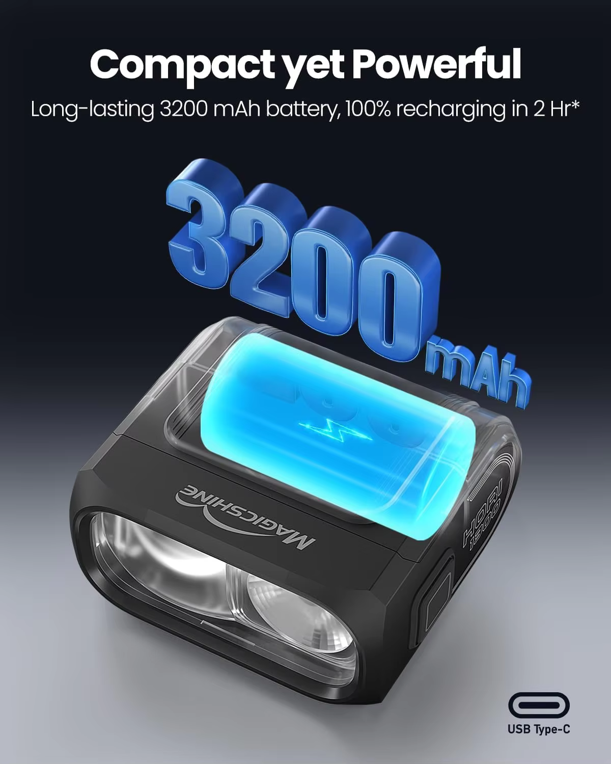 Magicshine HORI 1300 lumière de vélo à double montage