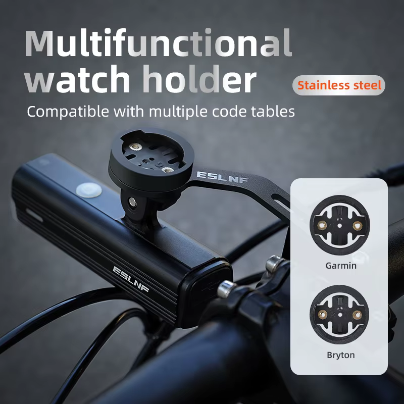 ESLNF – Support de phare de vélo avant en acier inoxydable