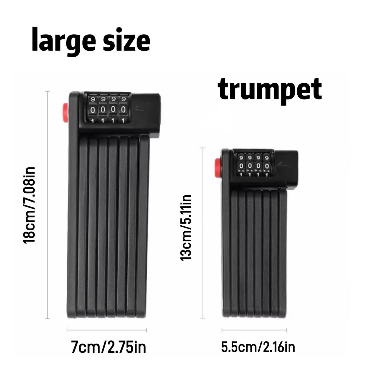 Antivol de vélo, antivol pliable
