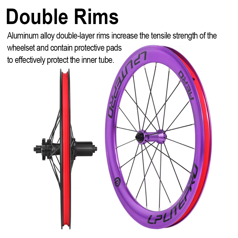 LP LITEPRO AERO – jeux de roues de vélo pliantes