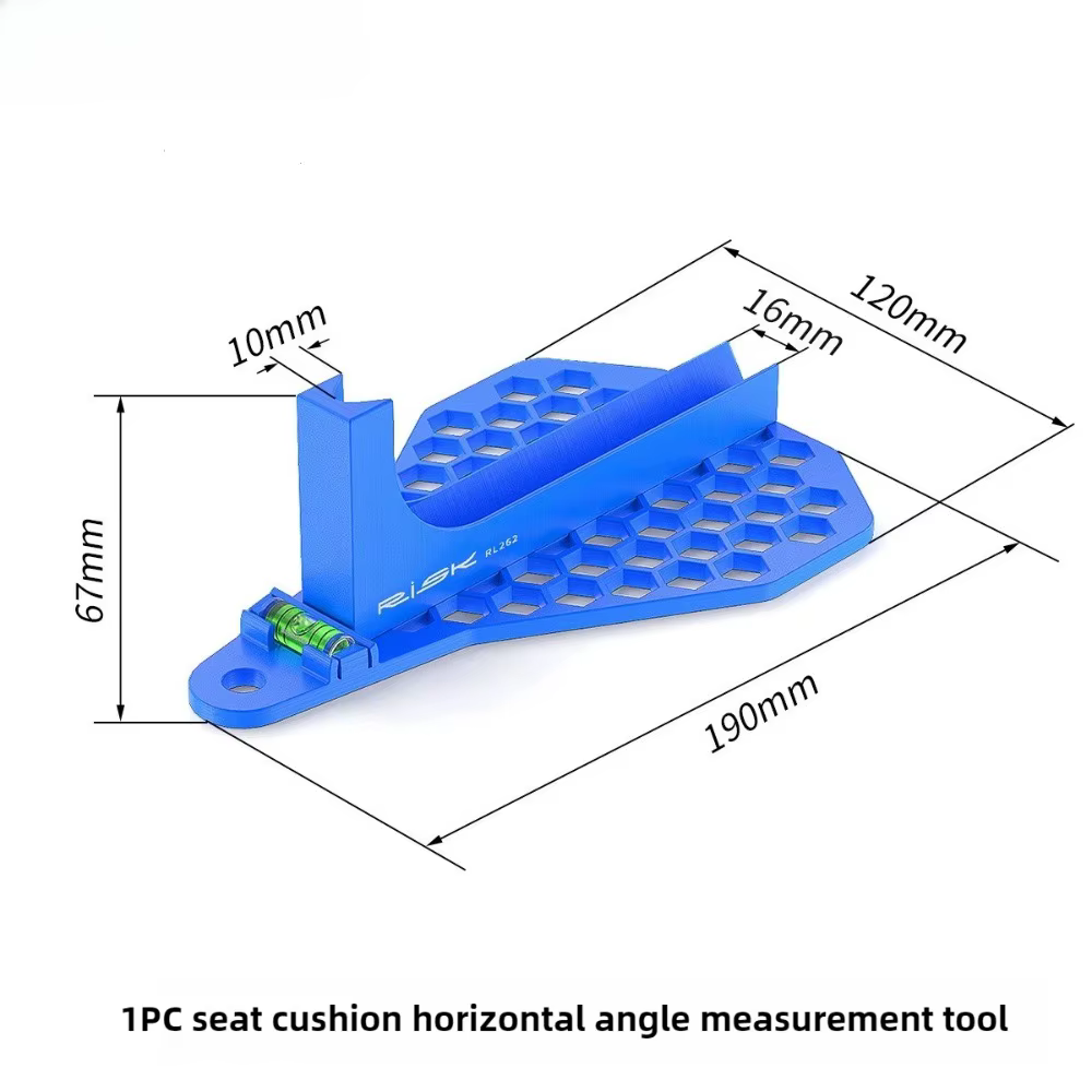 Outil de mesure d'angle horizontal pour selle de vélo