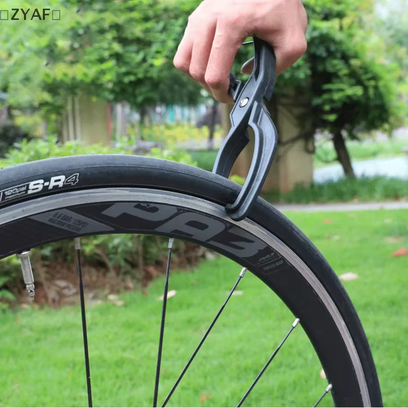 〔DD329〕Pince à démonte-pneu de vélo, pince à pneu de VTT, outil de montage et de réparation de pneu sans dommage pour moyeu de roue